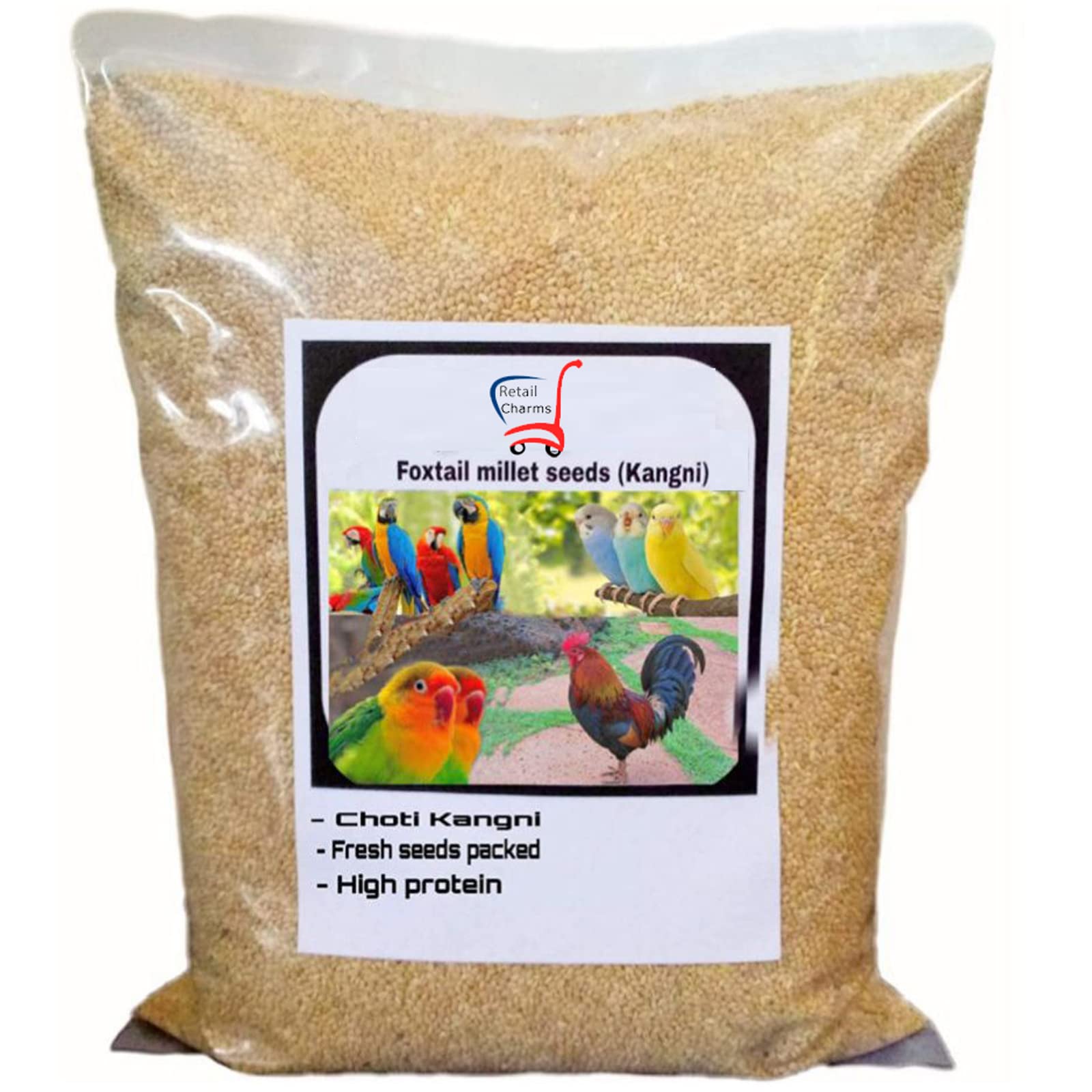 Foxtail Millet Kangni Bird Food Seeds Millet for Birds Pack of 1 Kg kangni Seeds for Birds (B0CB3QQZMC) Amazon Price History, Amazon Price Tracker