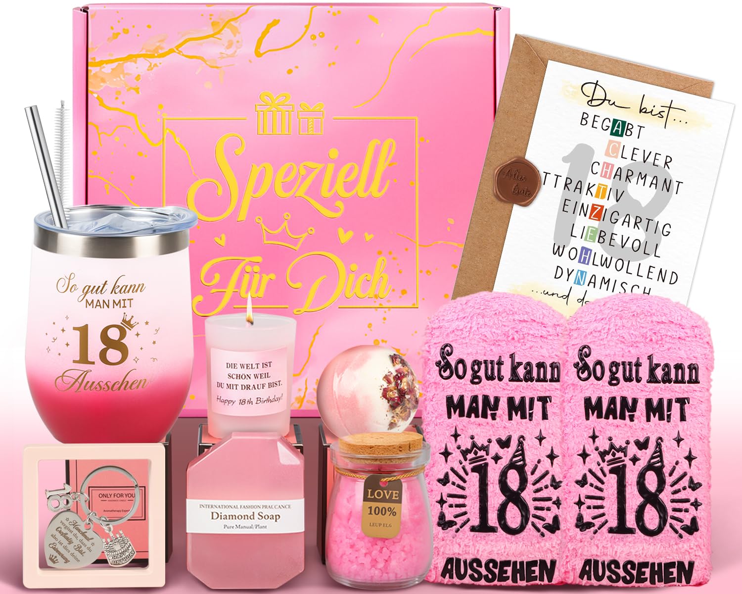 Geschenk Tasse zum Geburtstag für Frauen