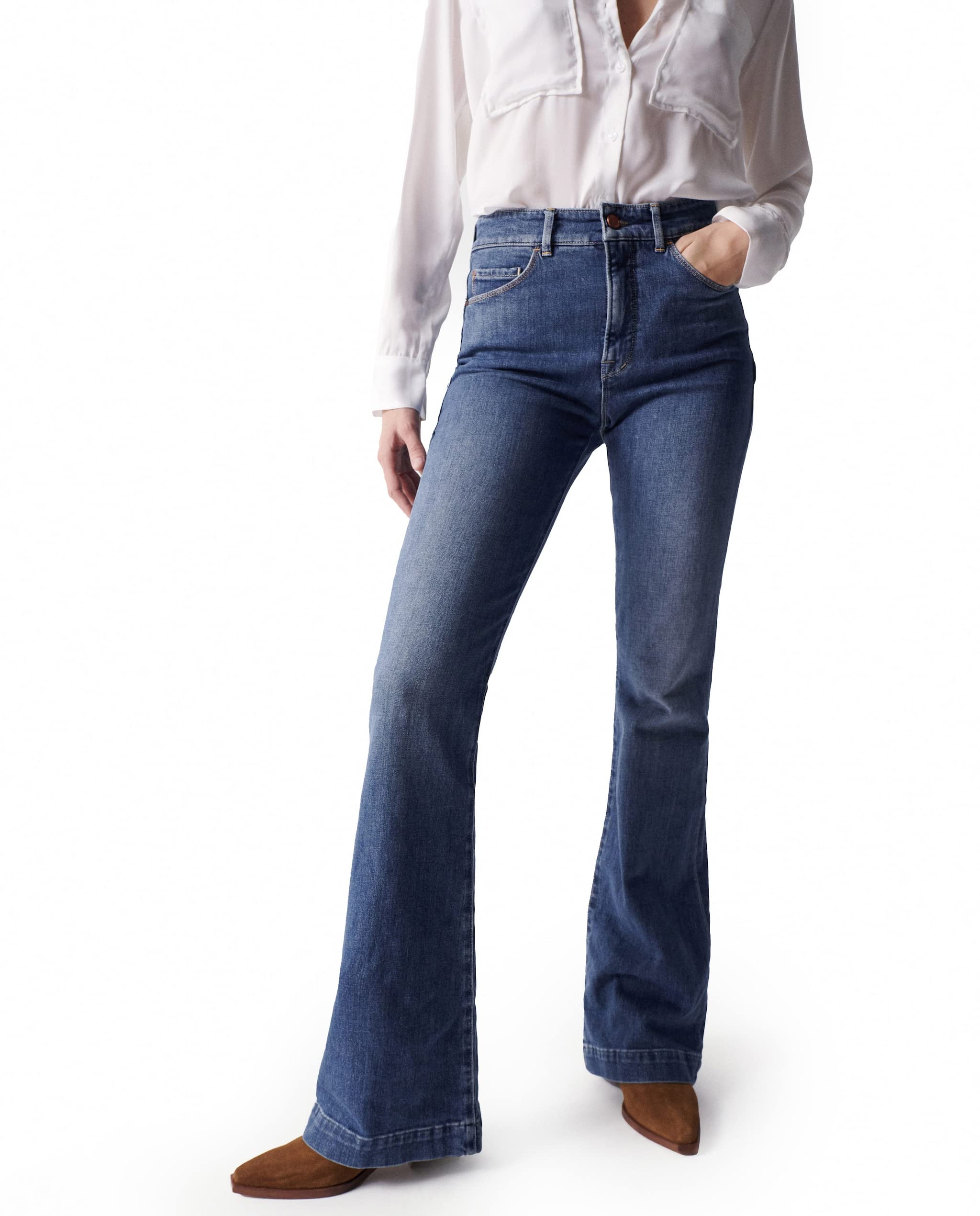 Salsa Jeans Women's Bleu Bootcut Jeans Faith