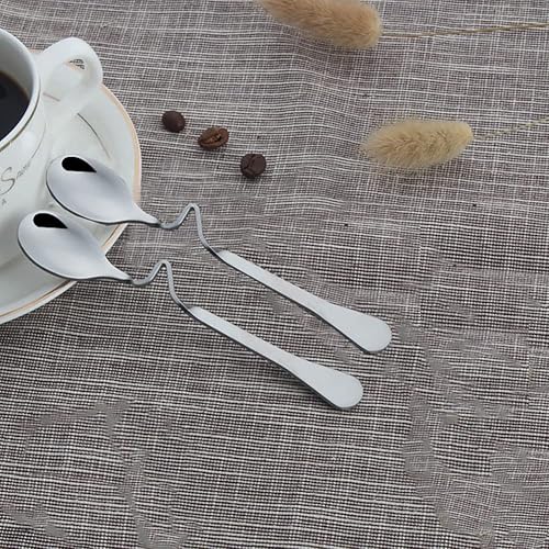 Miniatura 5 de Cuchara colgante de café o té Cuchara creativa para café expreso, cuchara doblada, cuchara de acero inoxidable, con miel, leche, café, cucharadita
