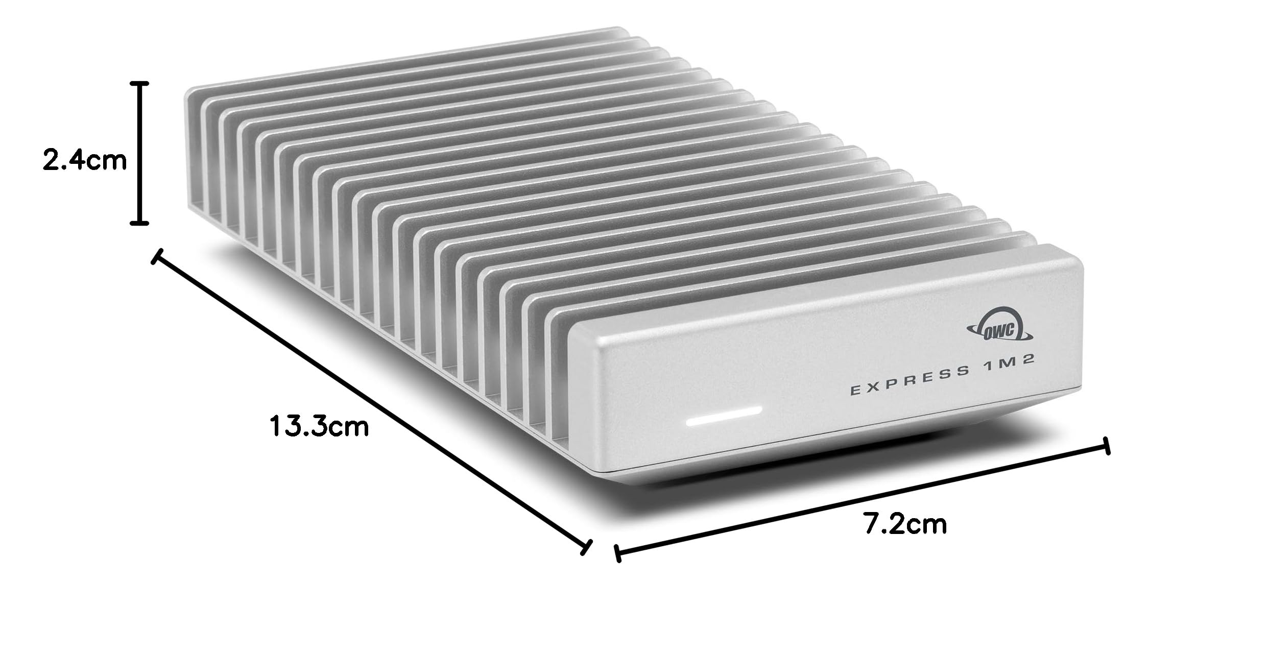 OWC 0TB Express 1M2 USB4 (80 Go/s) Portable NVMe SSD External Storage Solution de Stockage Externe (boîtier Uniquement)
