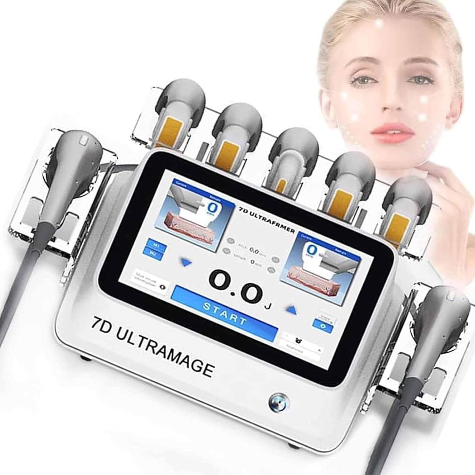 Dispositivo 7d Hifu Per Rassodamento Cutaneo E Lifting Di Viso E Corpo