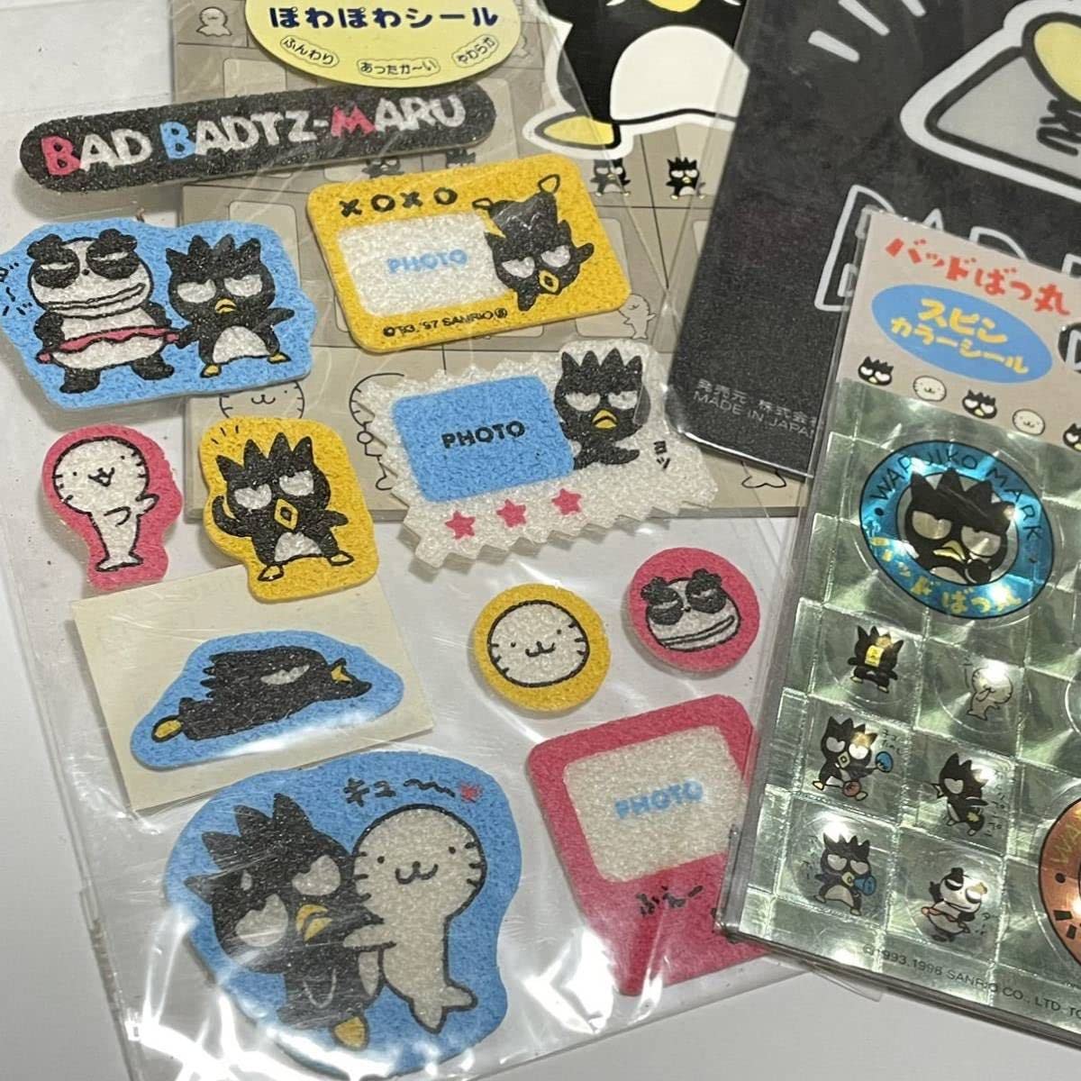 Amazon.co.jp: バッドばつ丸 雑貨セット ノート 下敷き シール メモ帳