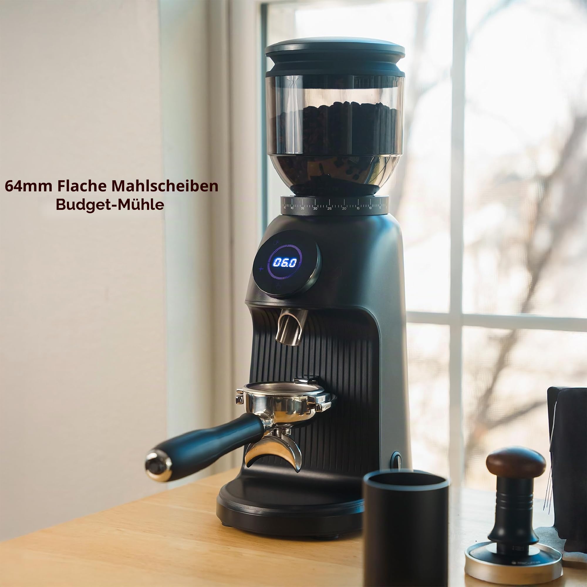 MiiCoffee GF64 Kaffeemühle (schwarz)