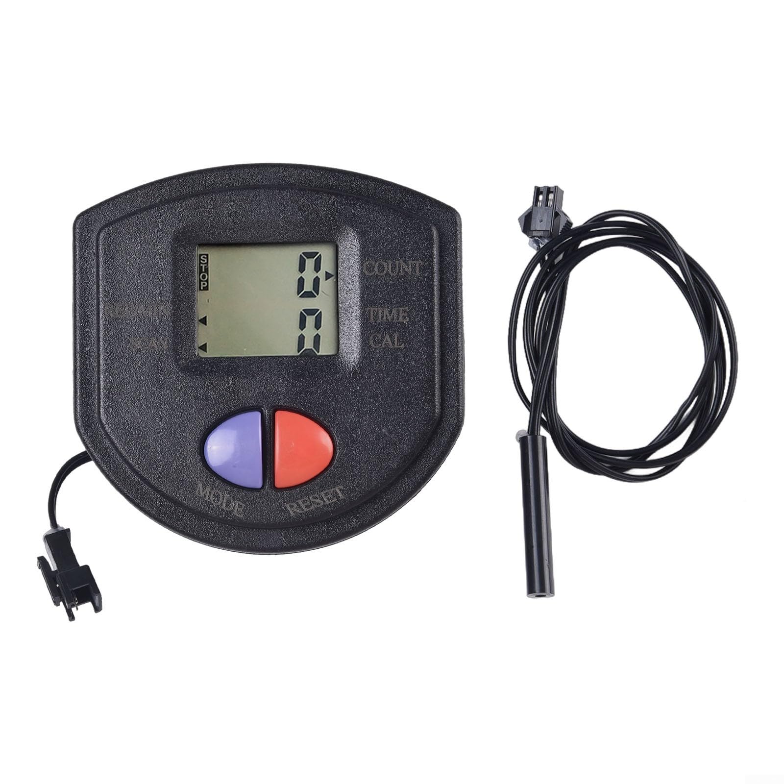 Fitness Equipment Stepper Counter with LCD Monitor for Pedal Exerciser Under Desk Bike Automatic Counter Data Track 82mm