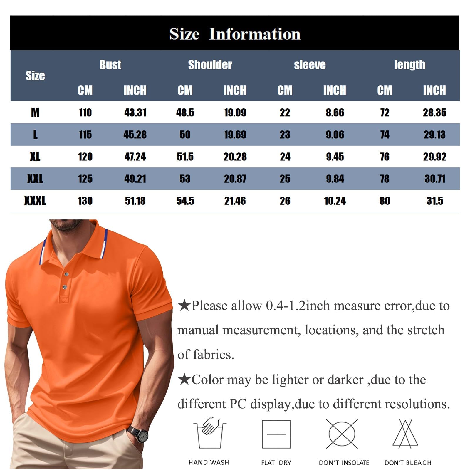 MOKBAY Polo Hombre Manga Corta Verano Gym Fincut Running Moda Camisetas Manga Corta Hombre Deporte Slim Fit Trabajo Casual Fitness Camisas