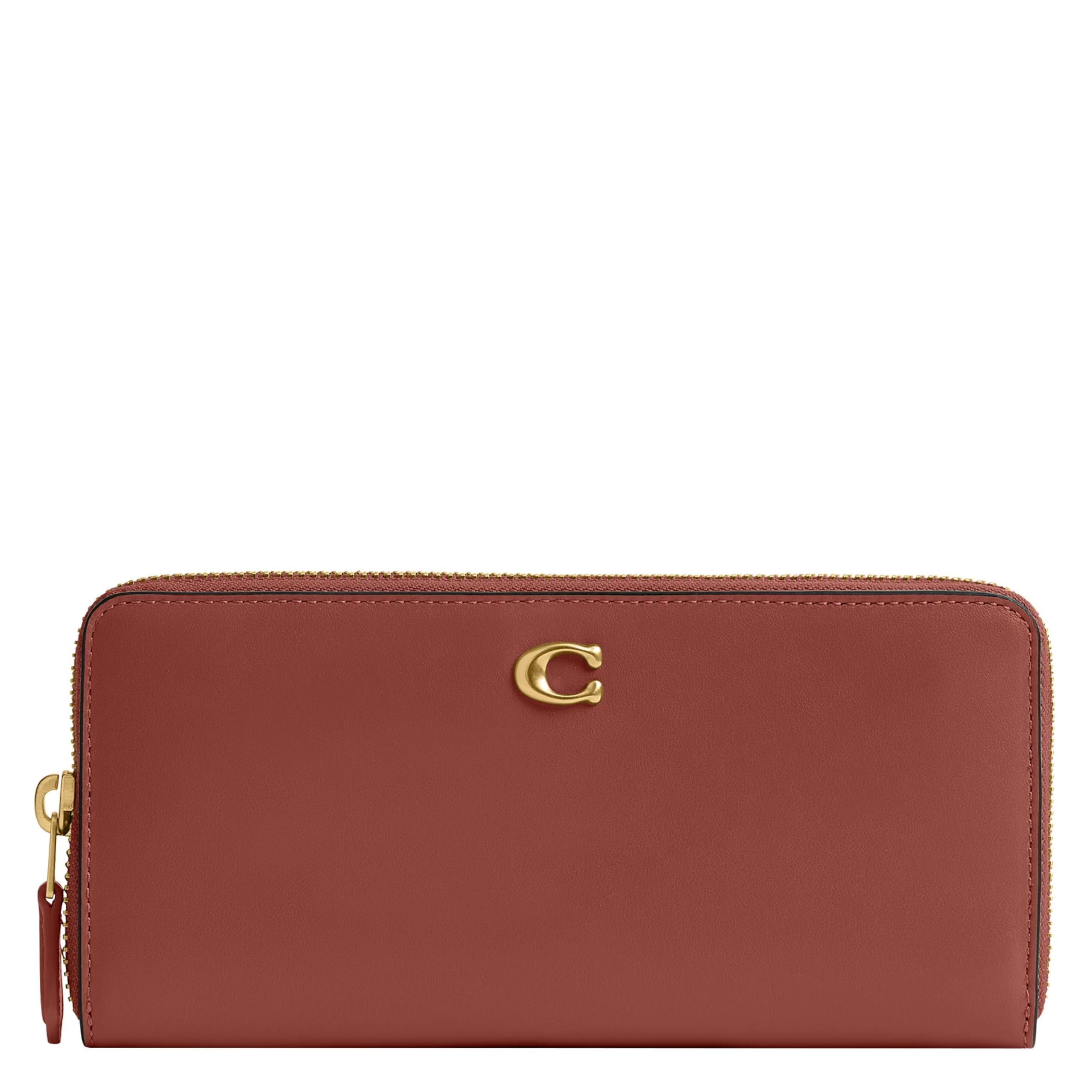 COACH Refined Calf Leather Essential Slim Accordion