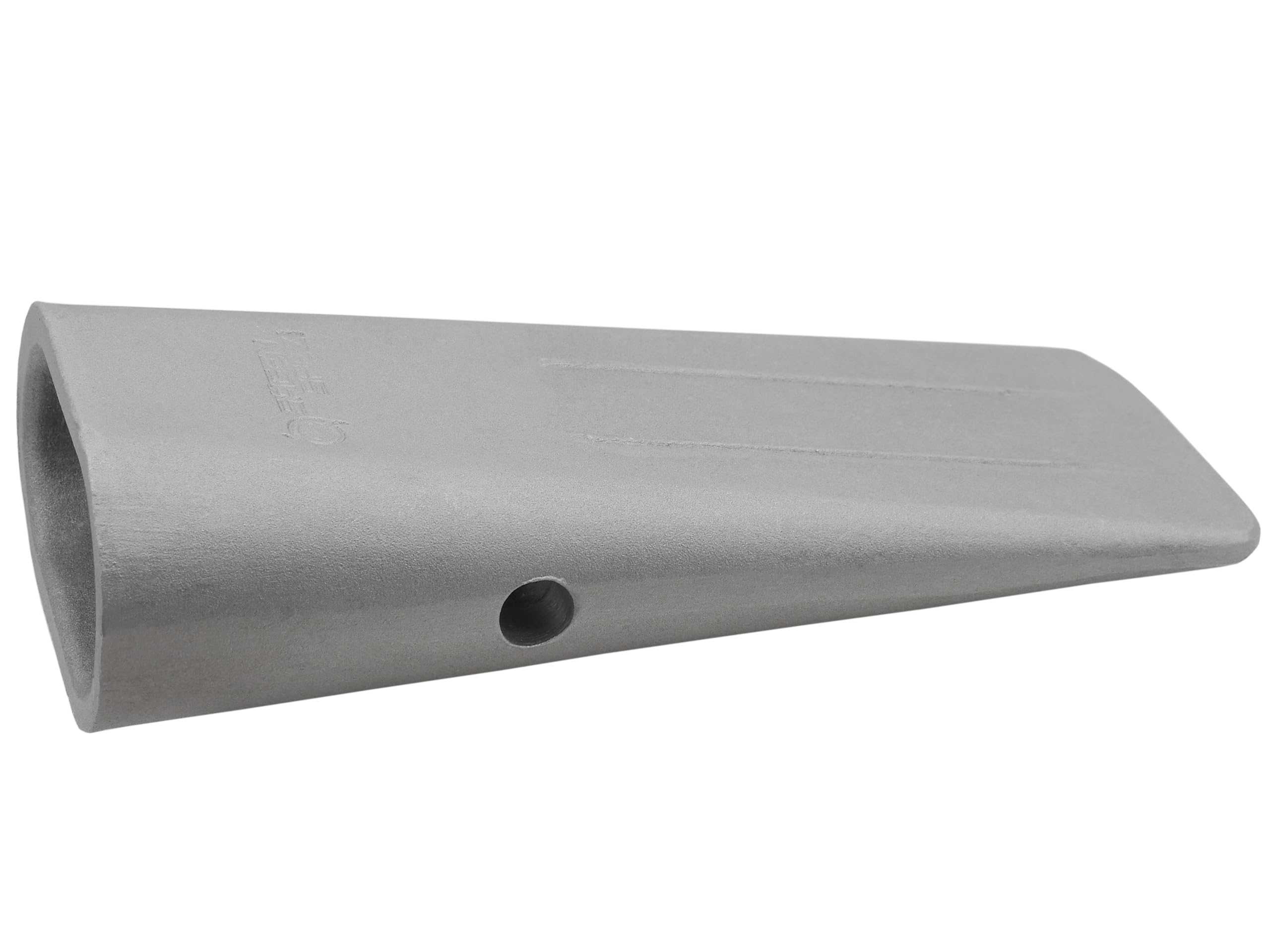 Motorsägenkeil Leichtkeil Spalt- und Fällkeil mit Ring und Holzeinsatz, Aluminium