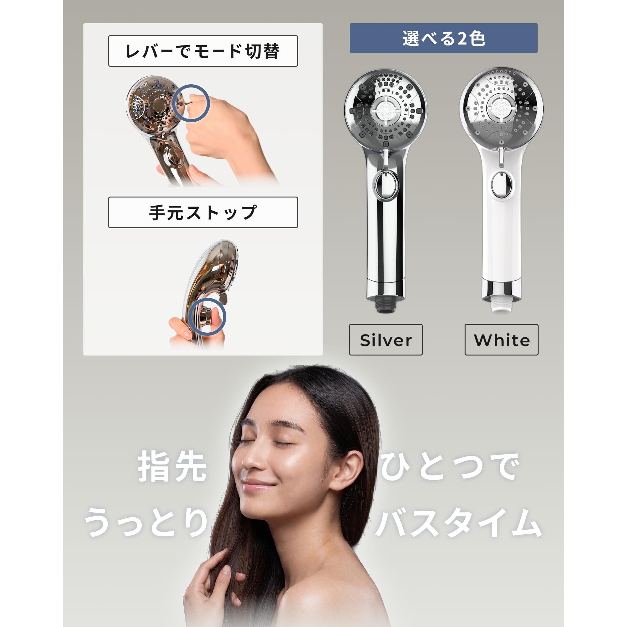 Amazon.co.jp: 【自宅でヘッドスパ体験】ヘッドスパ シャワーヘッド【6