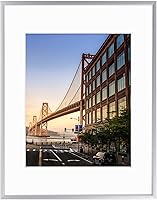 Vista 60 de Frametory, marco de fotos de aluminio de 16x20 - Marco negro de 16 x 20 con alfombrilla extraíble para foto de 11 x 14 - Marco de metal duradero