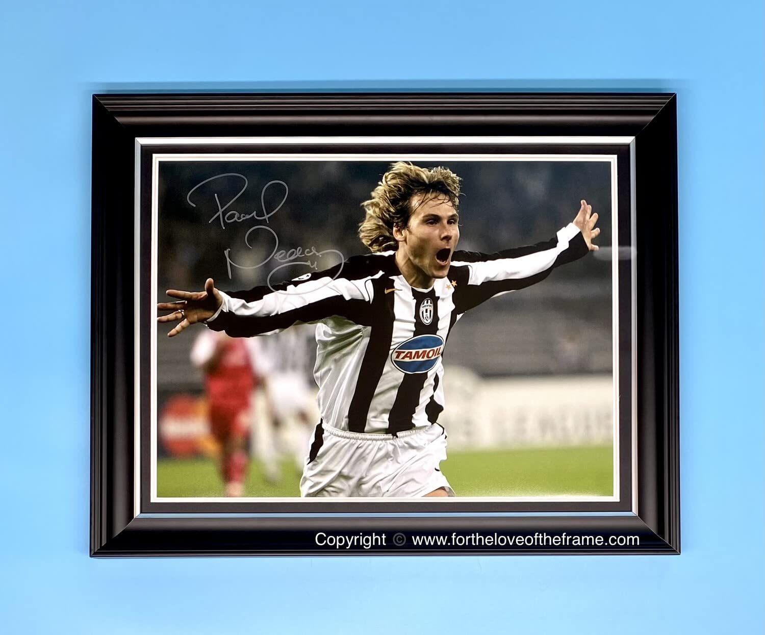 Pavel Nedved Autograph Juventus UEFA Champions League Football