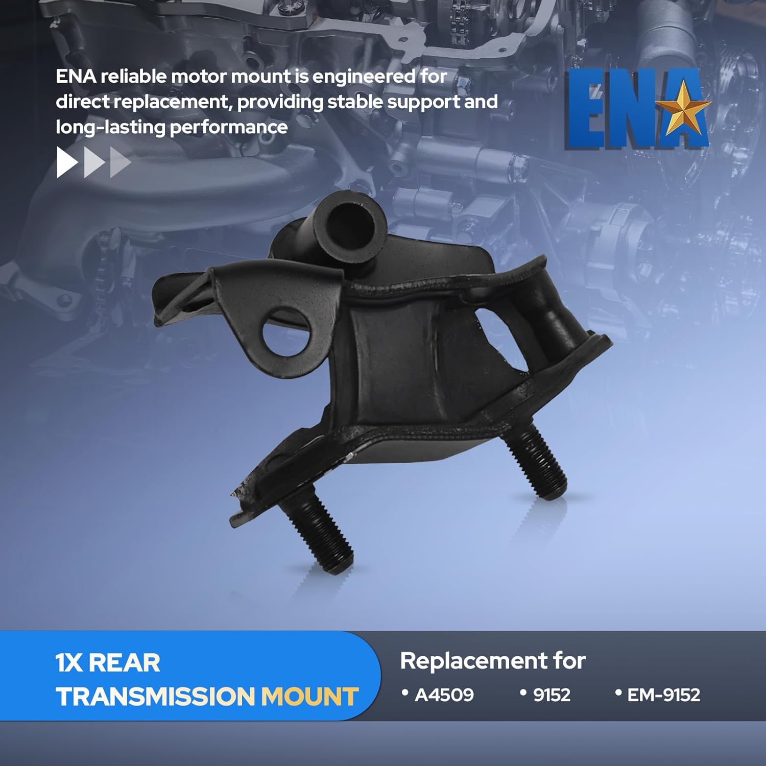 ENA Engine Motor and Trans Mount Set of 6 Compatible with Honda 2003 2004 2005 2006 2007 Accord 2.4L Automatic Trans Replacement for A4526HY A4517 A4516 A4510 A4509 A4542