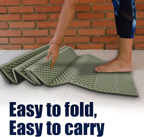 Miniatura 8 de Colchoneta de dormir para camping, alfombra de espuma para acampar al aire libre, espuma para senderismo, camping, colchoneta suave impermeable para