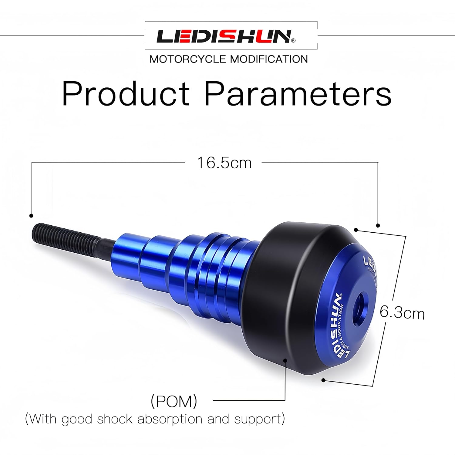 Motorcycle Accessories Falling Protection Frame Slider Fairing Guard Anti Crash Pad Protector Compatible with MT-09; FZ09; Tracer 9/ GT; XSR900 (Black)