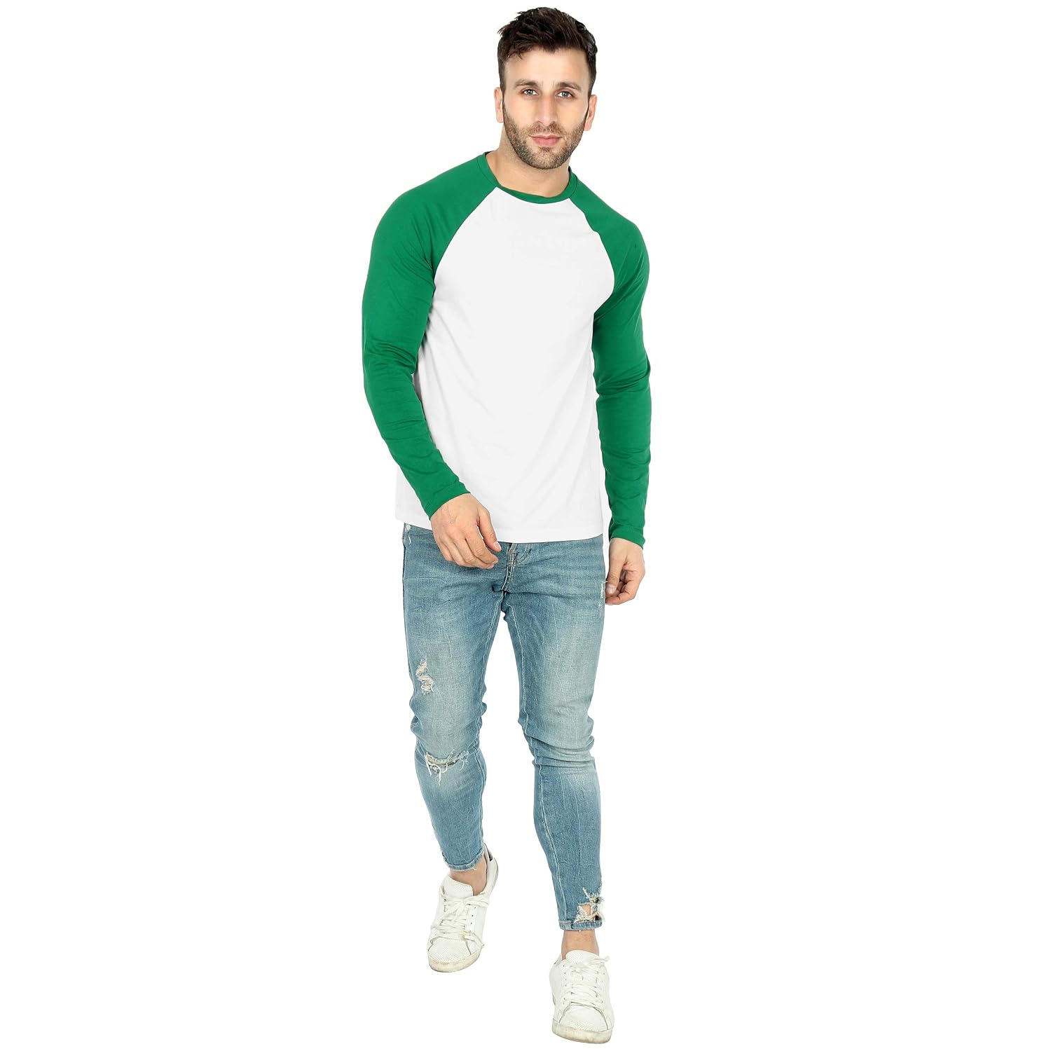 Knitted Cotton Long Sleeve White 