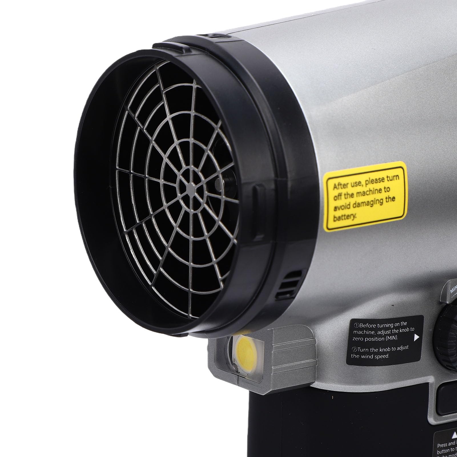 Tosuny Soplador Turbo, 64mm 750W, 1.4kg de Empuje, Inalámbrico, LED