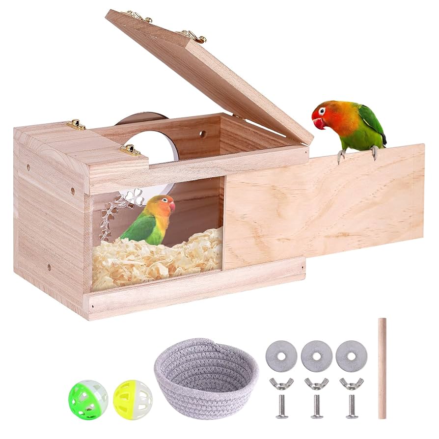 鳥かご 繁殖用ゲージ 巣箱付