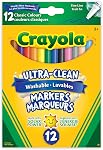 Crayola Super Conseils Set de marqueurs (120ct), Marqueurs lavables à point fin, l'enseignant doit avoir, retour à l'école fournitures pour les enfants & Adultes, fournitures d'art, âges 5+