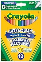Crayola 12 Washable Fine Line Markers Arts & Crafts