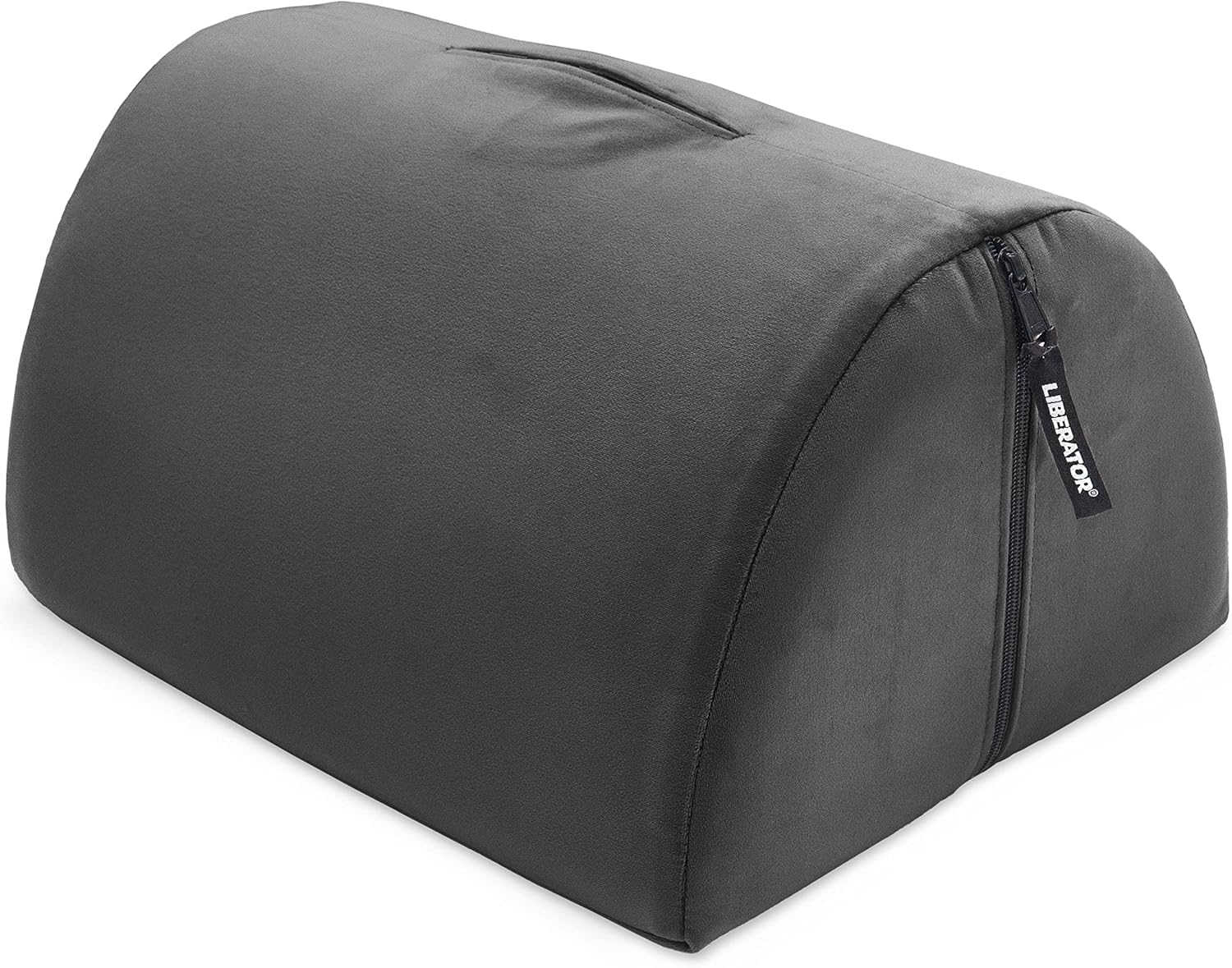 Liberator BonBon Sex Toys Mount, Hands Free Dildo and Vibrator Holder, Perfect for Solo and Partnered Play, Durable Supportive Foam Design and Moisture-Proof Liner with Elegant Microvelvet Cover, Rose: Microvelvet Black