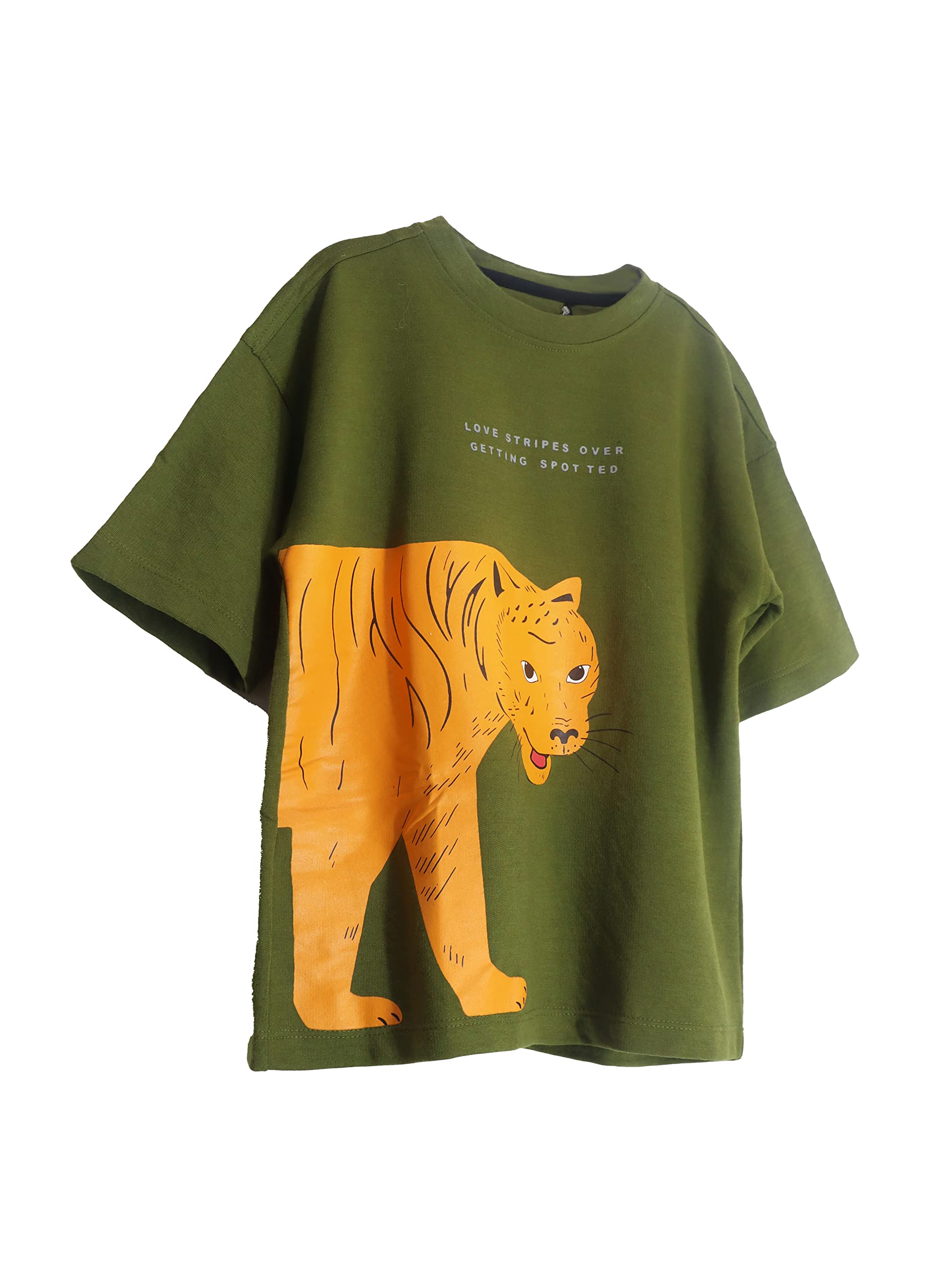 Cherry Crumble Graphic Regular Fit Boys (Ws-Btee-8302-4Y_Green 3 4 Years)