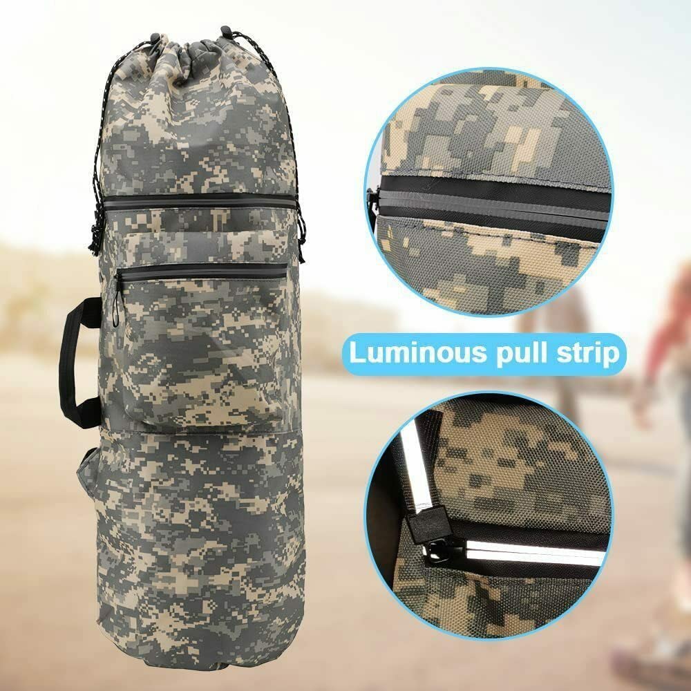 Sac pour Skateboard Sac de Transport for Skateboard, Ski, Sac à Main, bandoulière, Dos for Longboard, Accessoires Sport Plein air