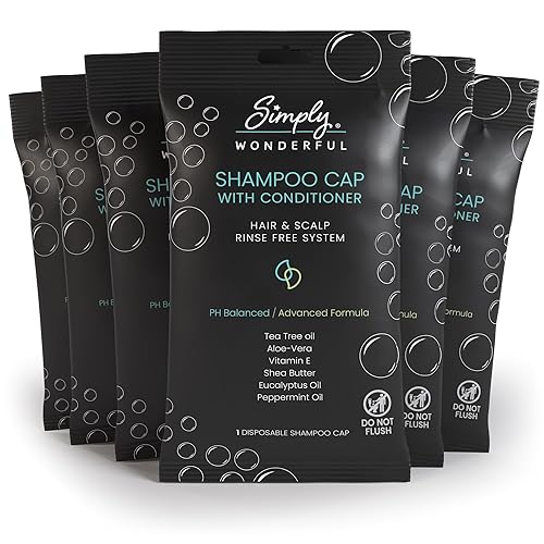 Miniatura 1 de Simply Wonderful Cápsulas de champú sin enjuague con acondicionador para cabello y cuero cabelludo, fórmula avanzada con aceite de aloe vera,