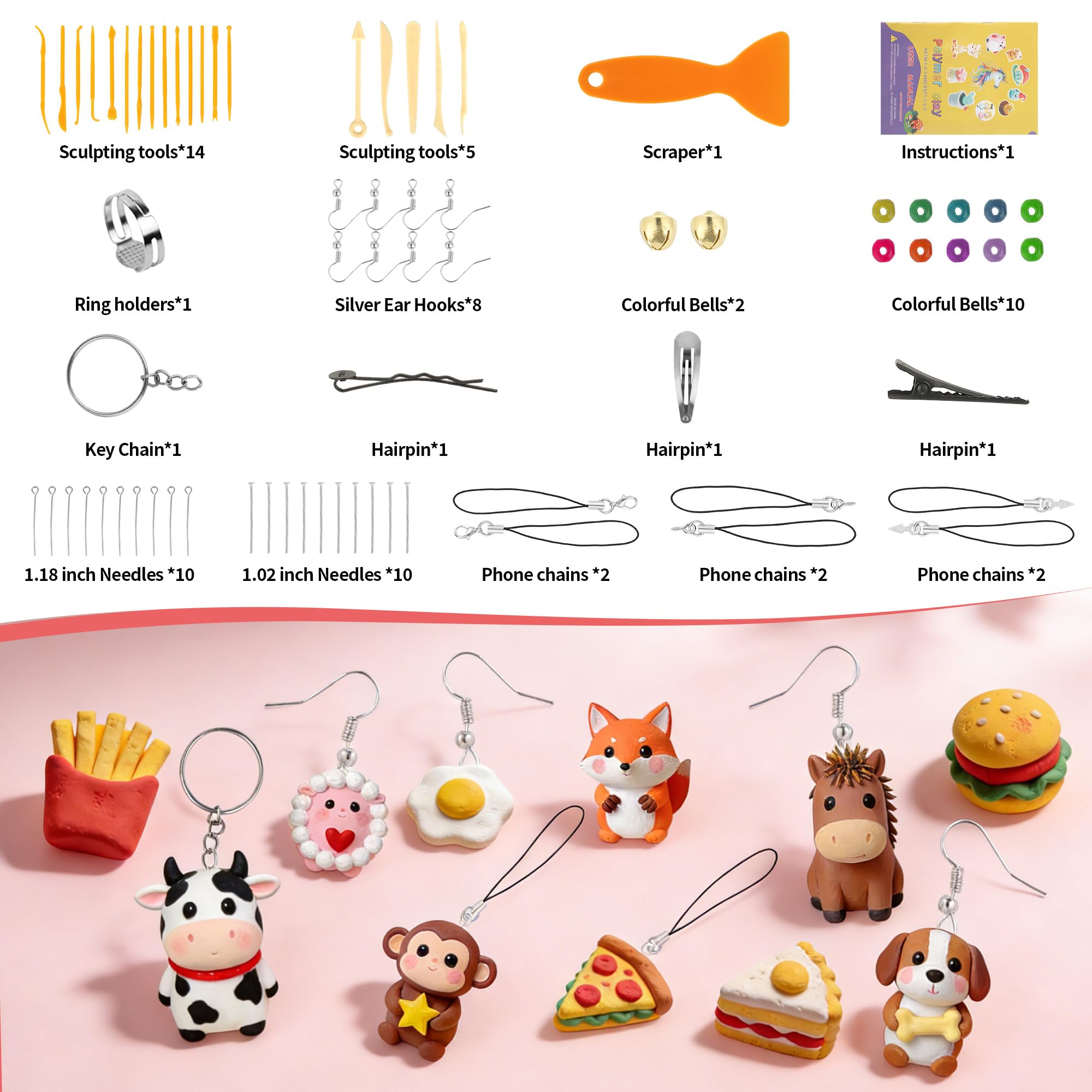 Artpar 82 Color Polymer Clay Kit - Kids Crafting -7