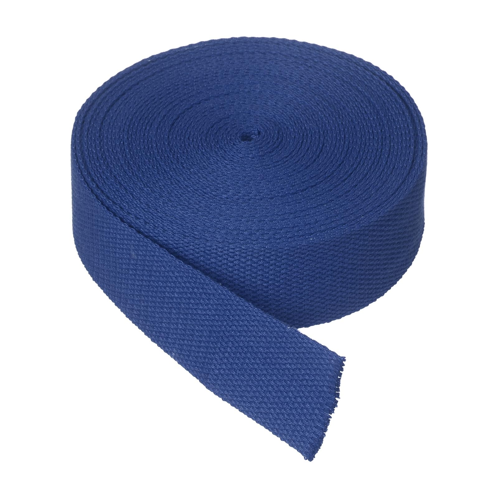 sourcing map Cotton Twill Tape, 3.8cm x 9.2M Cotton Ribbon Bias Binding Tape Trim Webbing Straps for Sewing DIY Crafts Gift Wrapping, Sapphire