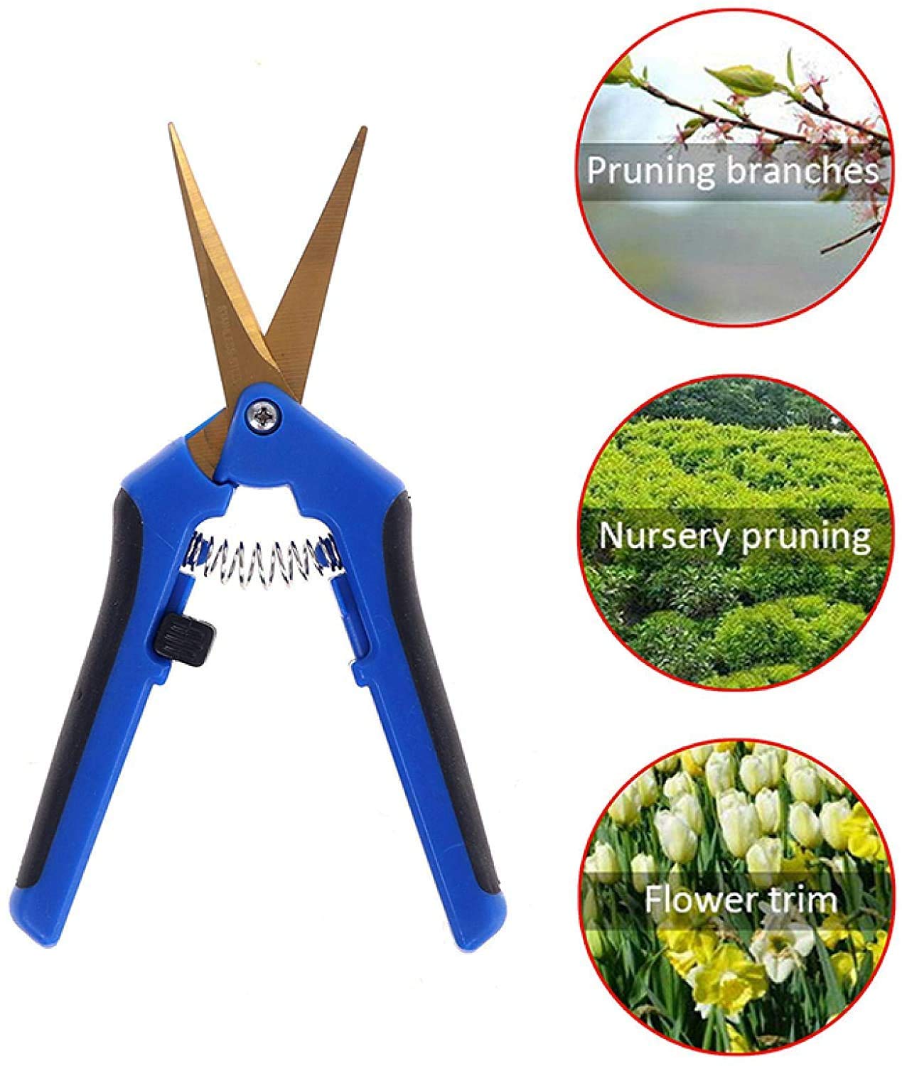 Astschneider, Heckenschere, Cutter, Beschneiden, Handschere, Pflanzenschneider, 2 Stück, multifunktionale Gartenschere, Obstpflückschere, Trimmen von Unkraut, Haushalt, Gartenhelfer, Garten oder Rase
