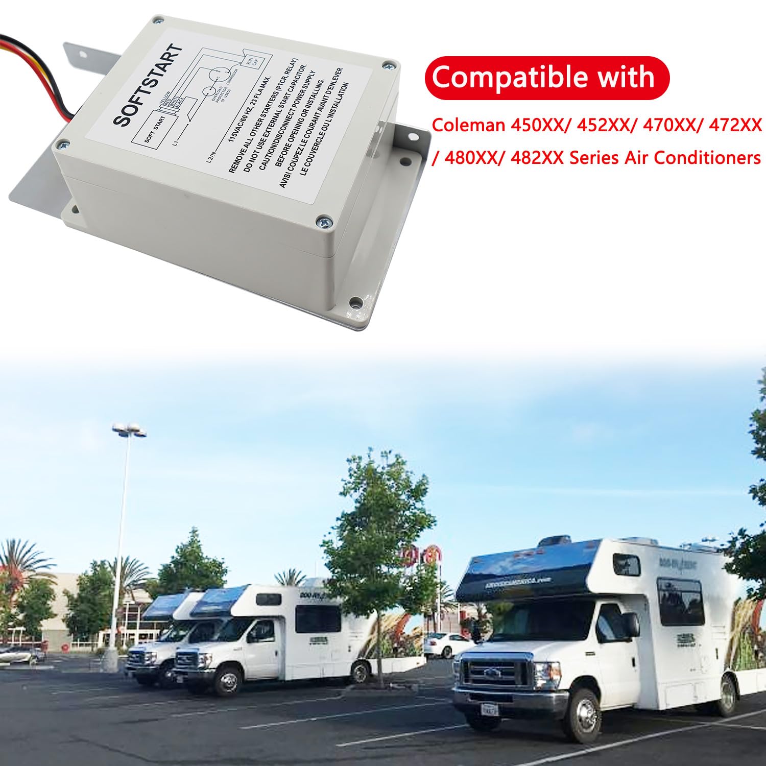 Coleman Mach Soft Start Kit AC Capacitor Soft Start Control Kit 1497 ...