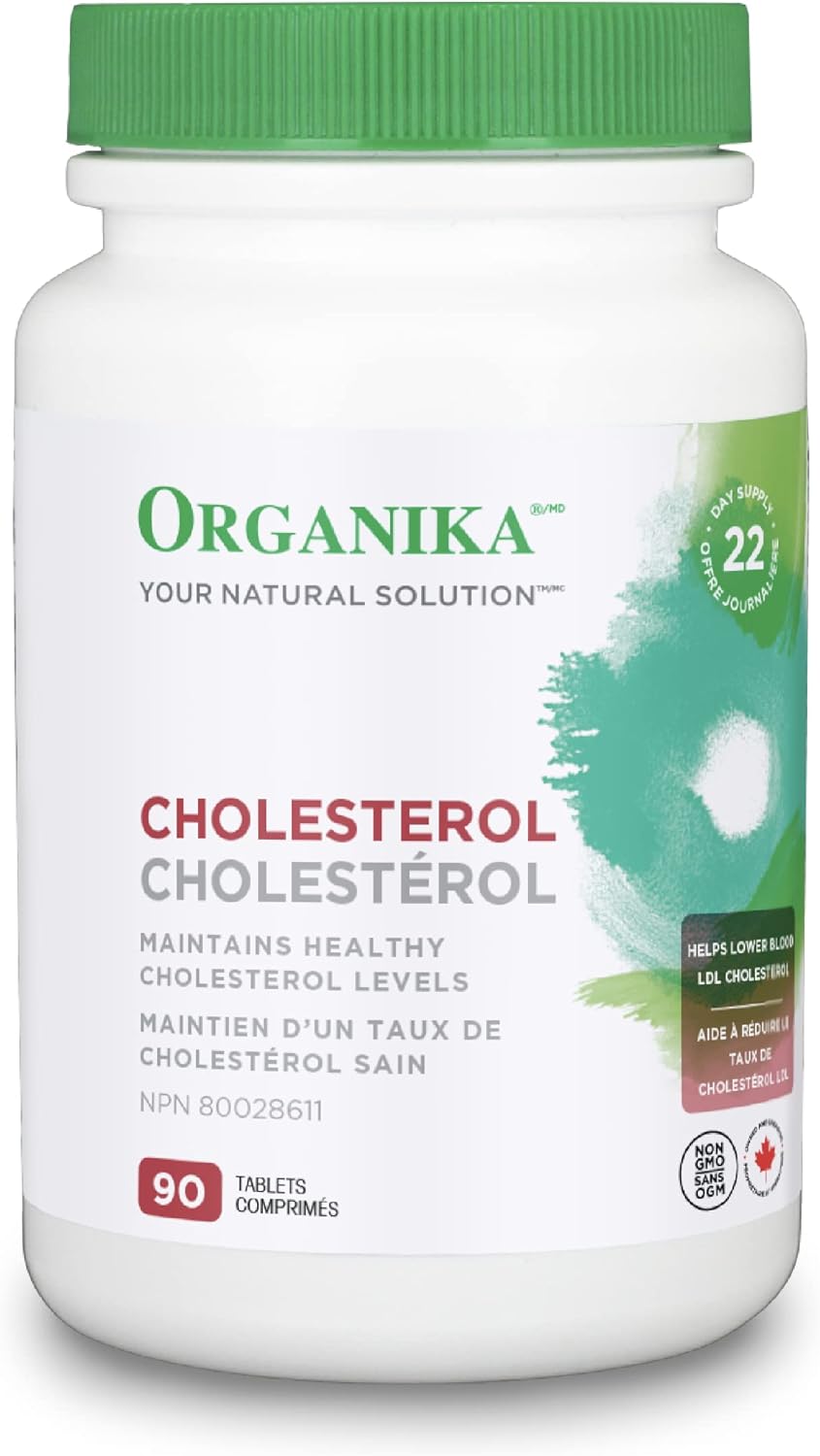 Organika Cholesterol 90 Tabs Amazon.ca Health & Personal Care