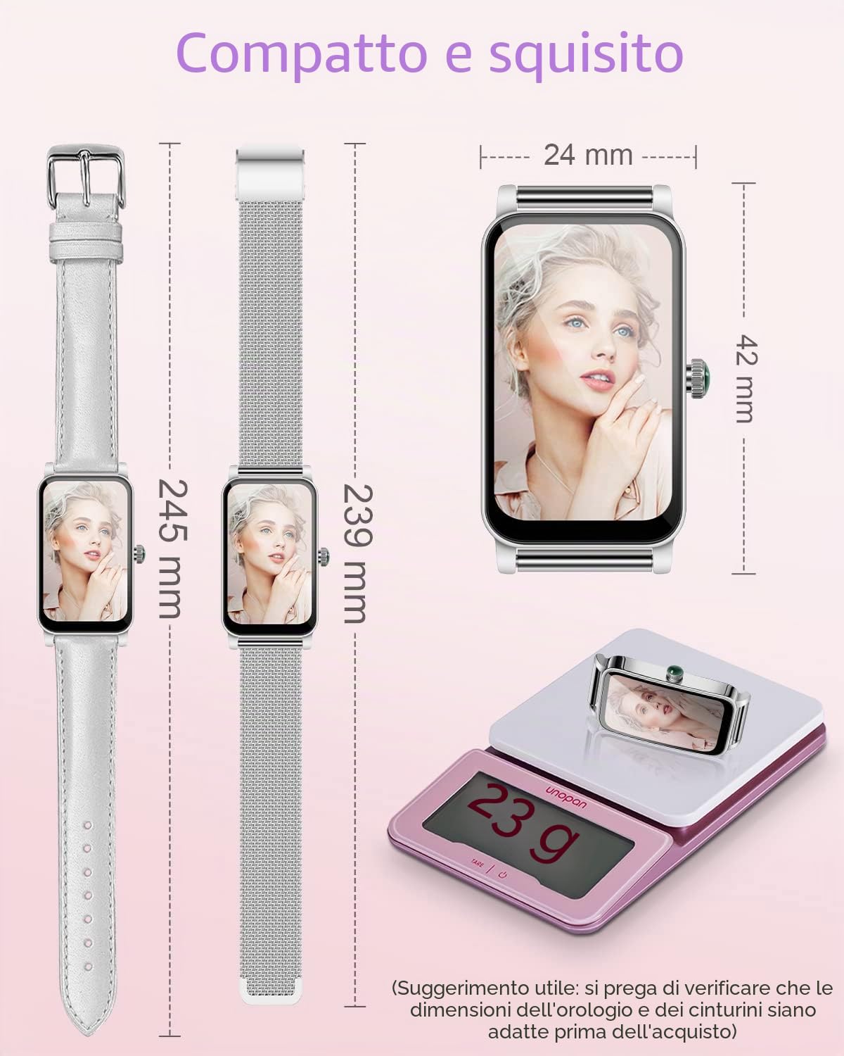 Smartwatch Da Donna Uomini Con 12 Modalità Sportive, Orologio Smartwatch Impermeabile IP68 Con/Cardiofrequenzimetro/Monitoraggio Del Sonno, Smart Watch Per iOS, Android