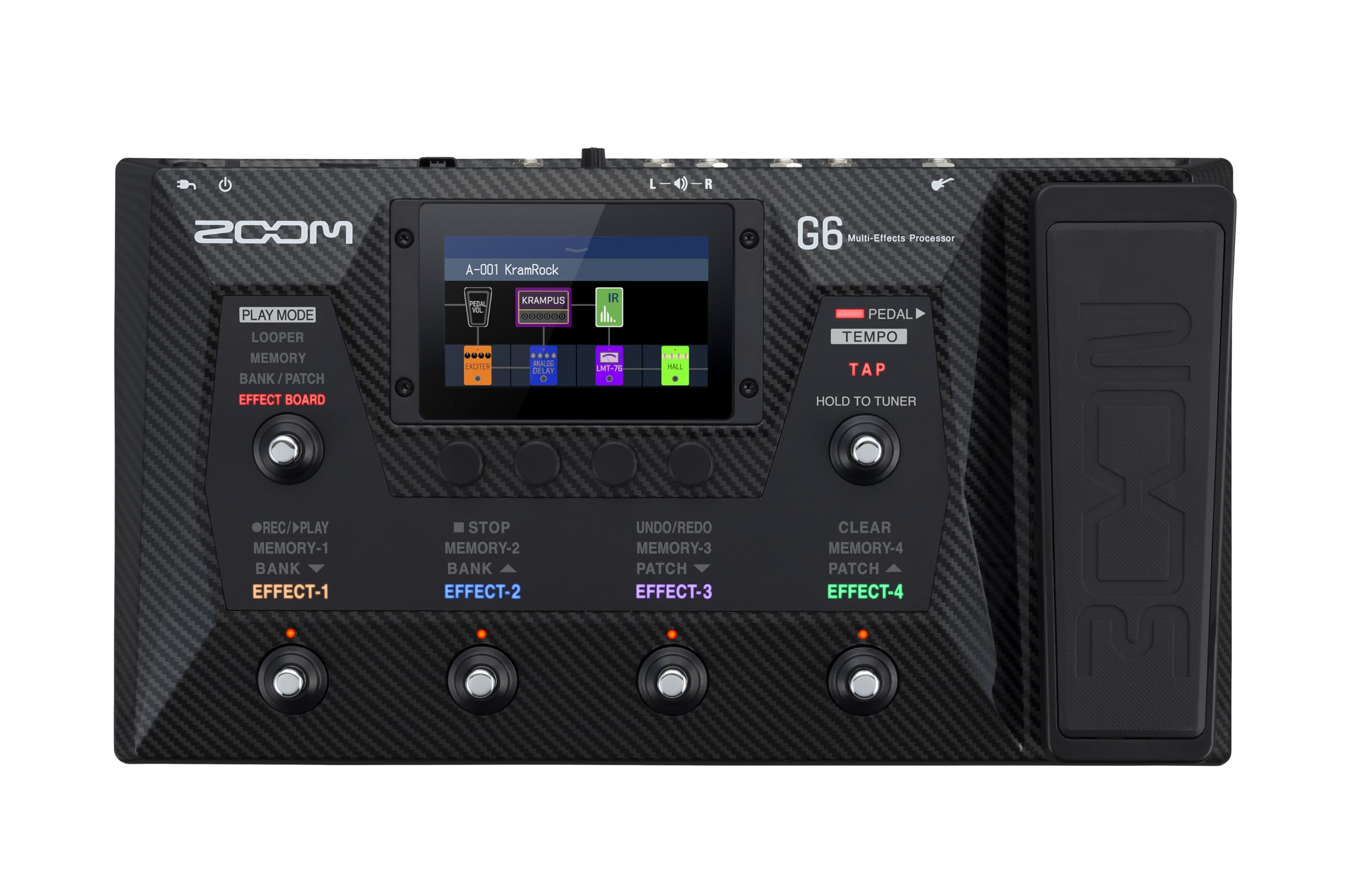 Amazon.com: Zoom G6 Guitar Multi-Effects Processor with Expression