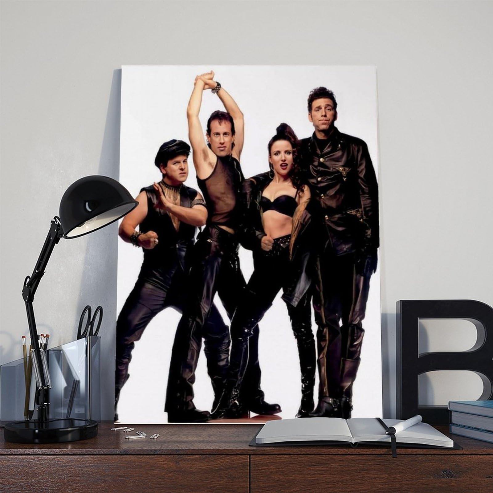 HGKLBG Esclusivo poster su tela della serie Art Sitcom Seinfeld, decorazione per camera da letto, idea regalo