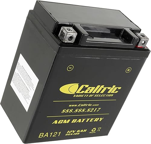 Miniatura 5 de Caltric Batería Agm compatible con Kawasaki Ninja 250R Ex250F Ex-250F 1995-2005