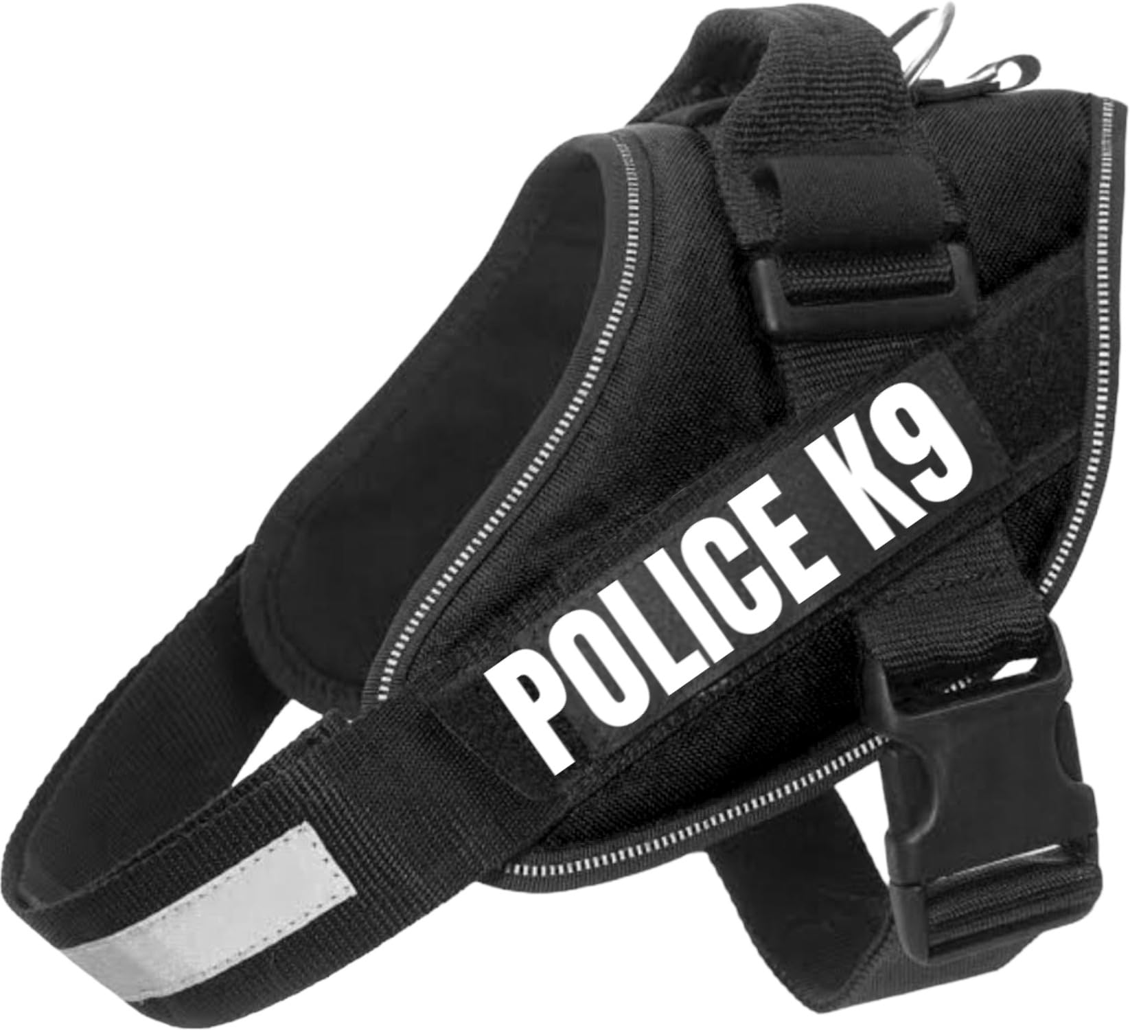 Chullbull Pet Products Pet Police K9 Harness for Dogs Chest Belt Adjustable Padded Soft Comfortable Vest Harness with Double Buckle for Training, Walking (Extra Large, Black) (B0C5JR9THD) Amazon Price History, Amazon Price Tracker