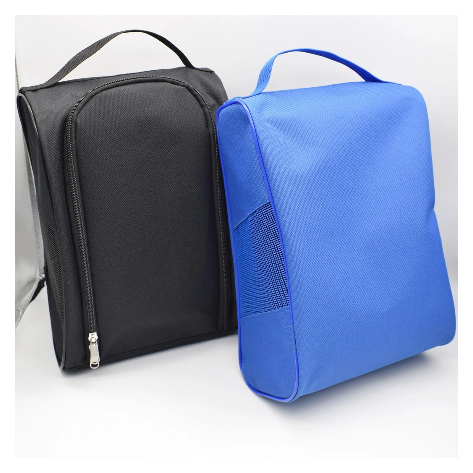 4 Stück tragbare Golf-Schuhtasche, Oxford-Tuch, atmungsaktiv, leicht, staubdicht