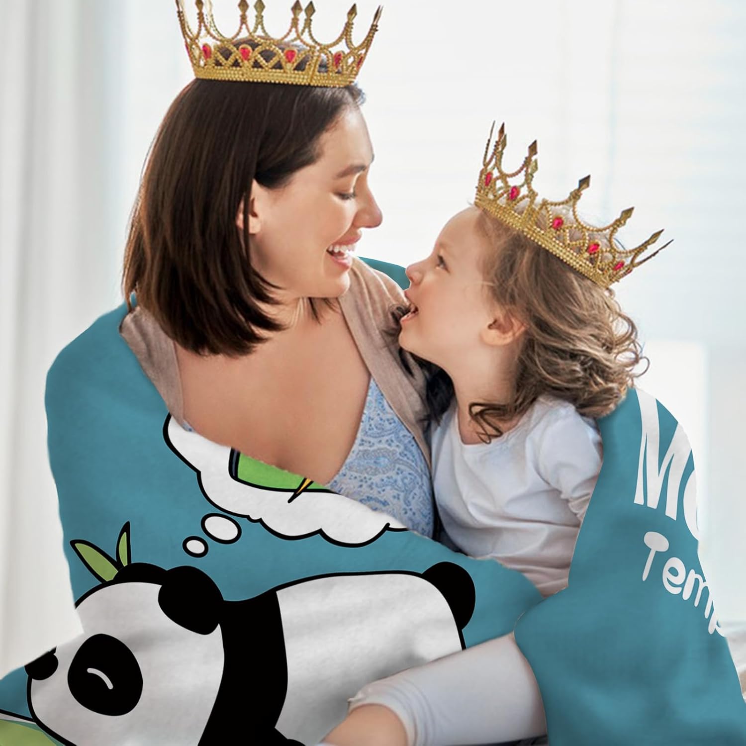 Gift for Mom from Daughter Son Panda Flannel Throw Blanket, for Mama, Birthday Ideas, Mom is Charging Present for Women, Soft Bedding Sofa Blankets 50 x 60 in - Image 6