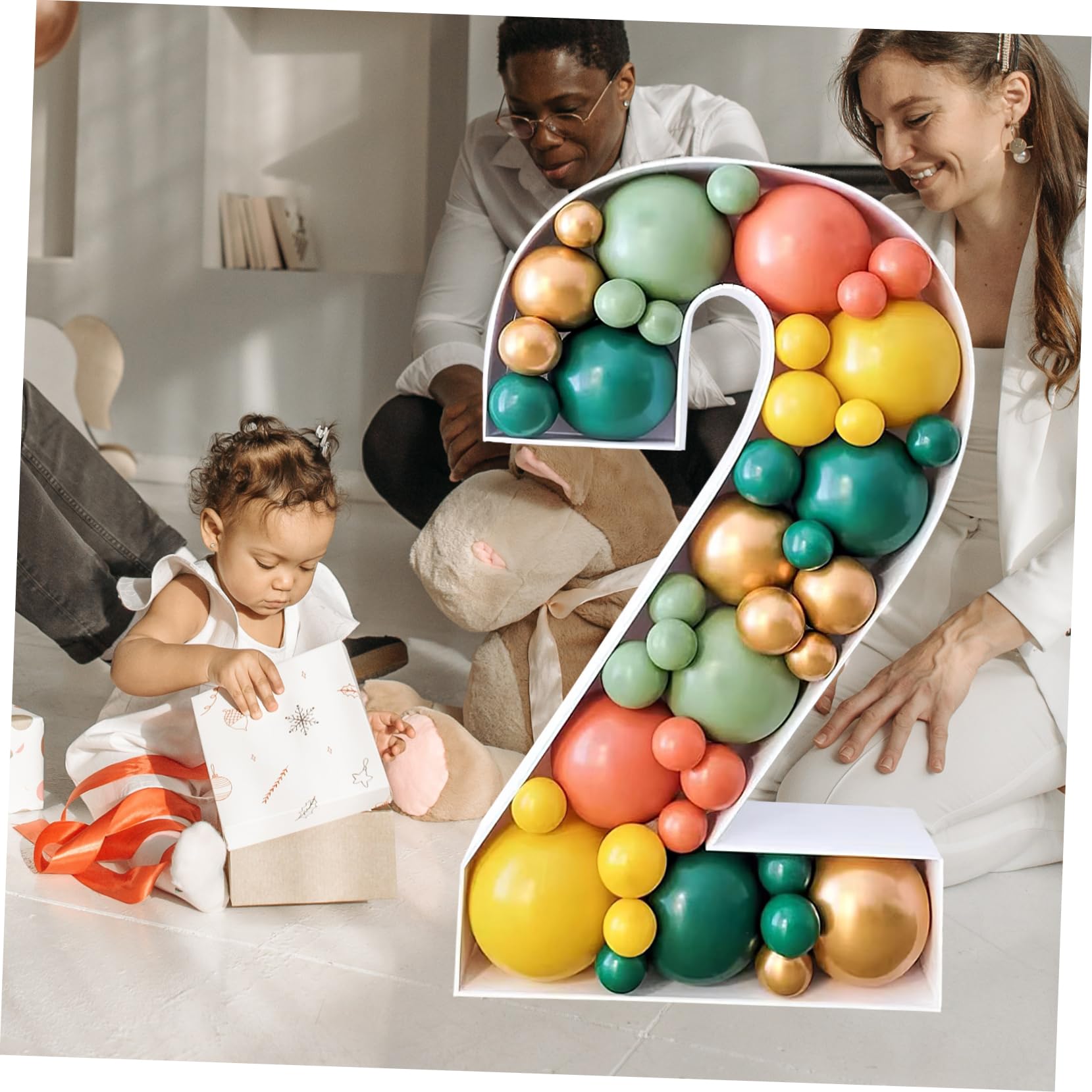 Zahlenballonbox 2 für Familie und Freunde, Partyartikel