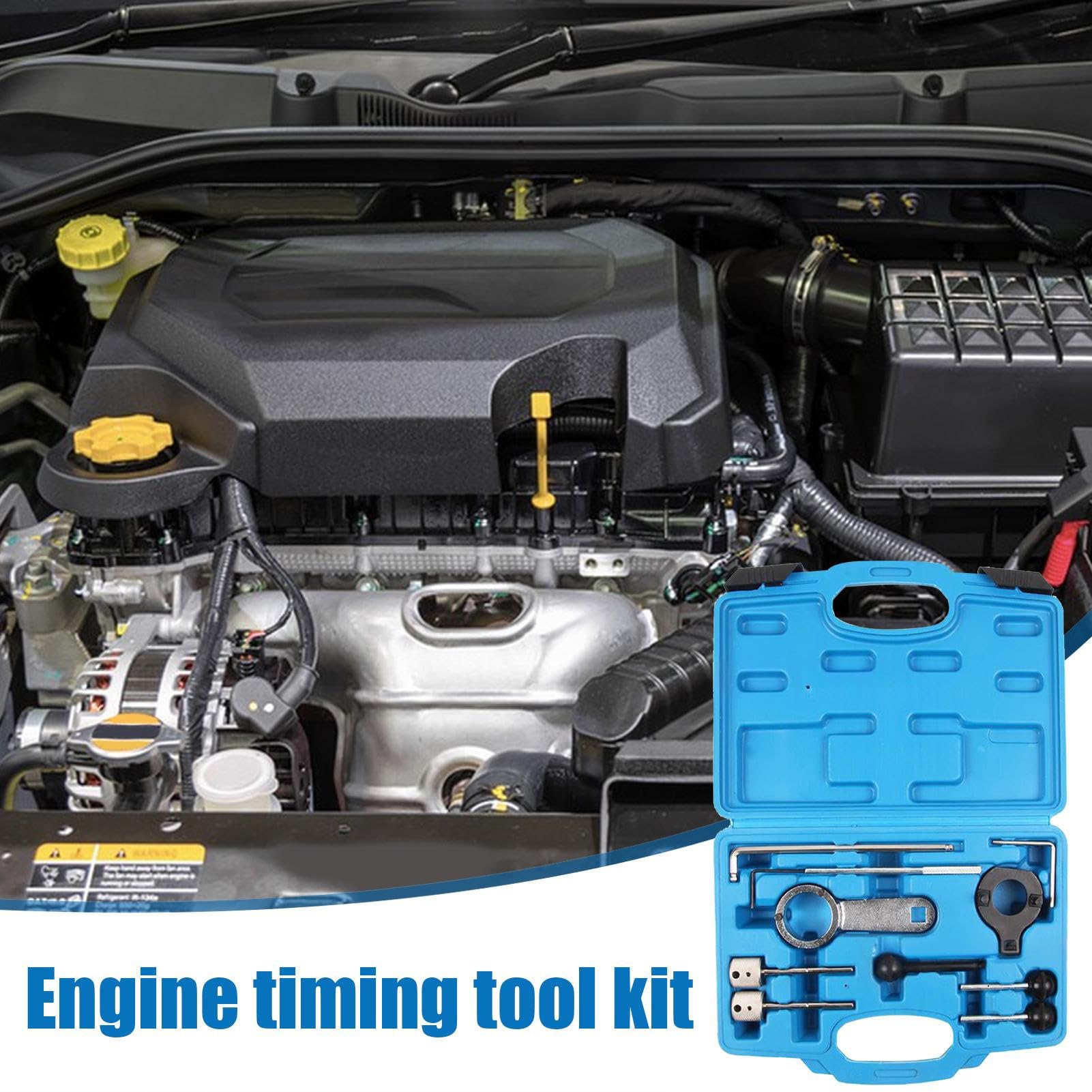 Générique Kit Di Calatura,Strumento Di E Regolazione Per Cinghia Di | Distribuzione,Kit Di Calatura Del Motore - Per Mantenimento e Allineamento 'Albero A Camme Motori A