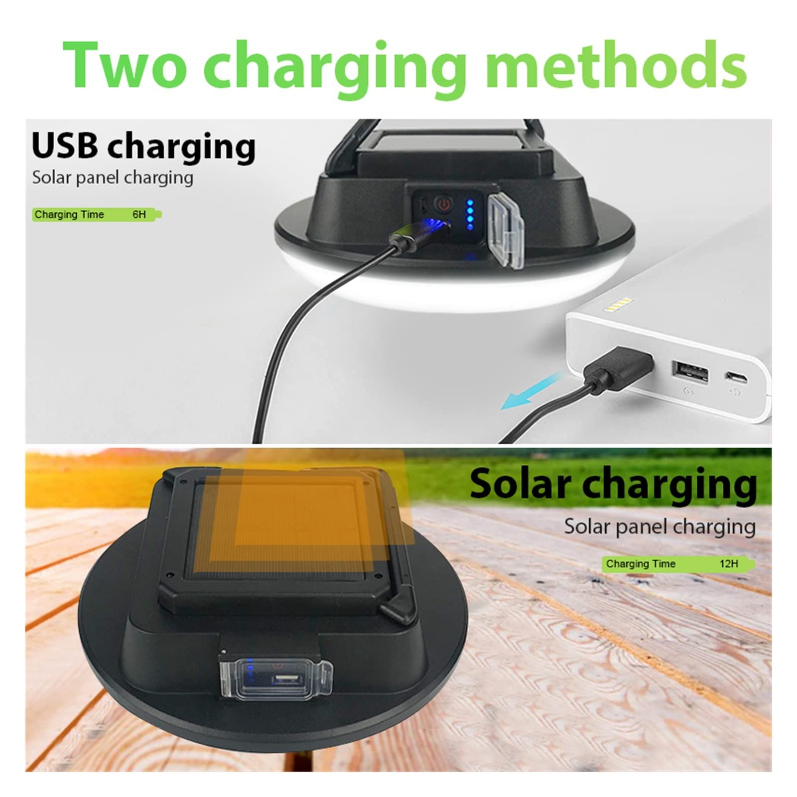 Zewnętrzna lampa solarna, 30000mAh zasilany energią słoneczną latarnia kempingowa akumulatorowa latarka LED latarnia namiotowa gadżety kempingowe awaryjna lampa ręczna z USB
