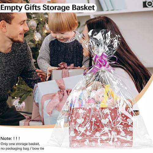 Vista 204 de Cestas de almacenamiento con asas, cubo de almacenamiento rectangular de tela rectangular plegable de juguetes para armario, estantes, lavandería, C