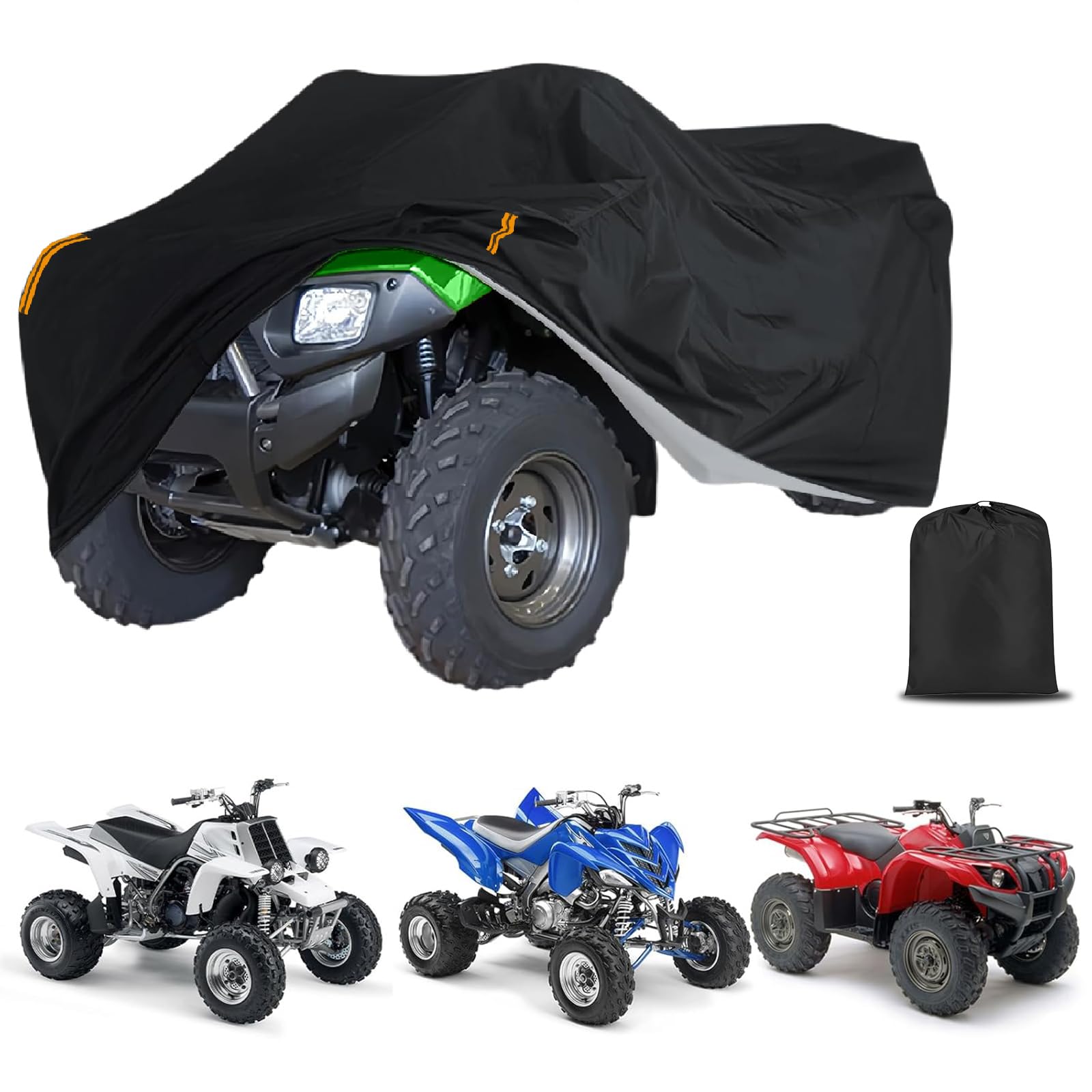 Housse pour Quad pour CF Moto CForce 800 820 850 Touring,Bâche pour Quad,ATV Quad Cover étanche Bâche Protection Contre Neige, Pluie, UV Poussière Exterieur Bache