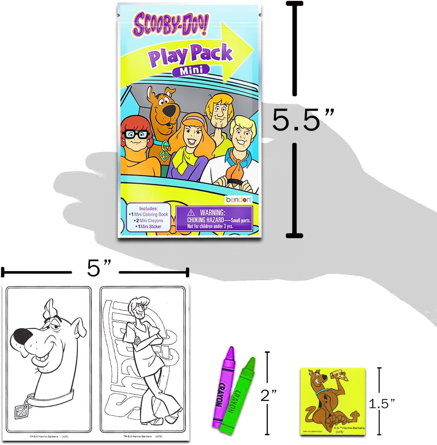 Scooby Doo Party Favors for Kids Bundle - 24 Mini Activity Packs image 3