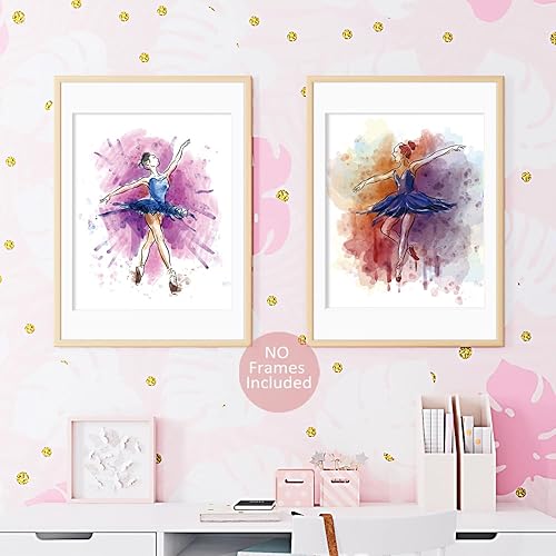 Miniatura 6 de MTL HOE Impresiones artísticas de ballerina, decoración de pared de bailarina y arte de pared de bailarinas, regalos perfectos para los amantes del