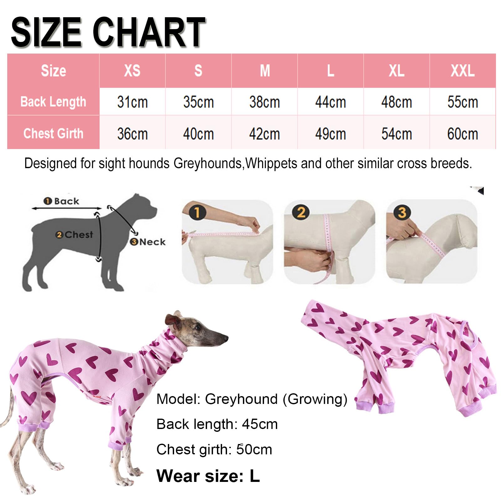 Pigiama leggero per cani levriero italiano, dolcevita whippet a quattro gambe in cotone morbido per cani tuta da casa per cani, blu_XXL