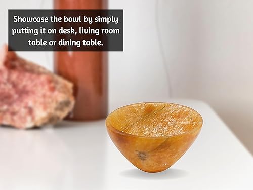 Miniatura 167 de Amazing Gemstone Clear Quartz Crystal Bowl - 2" Gem Stone Bowl for Altar Offering