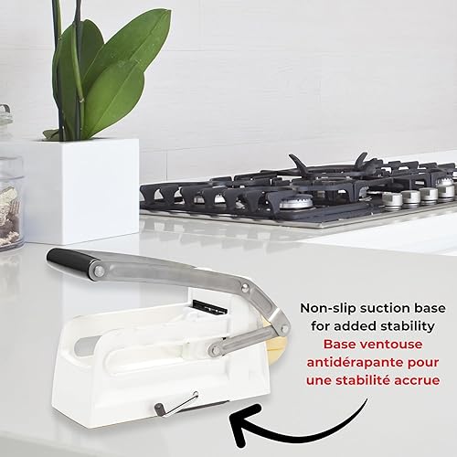 Vista 8 de Starfrit Pro Cortador y Cubiter de Fritas - 3-en-1 - Papas Fritas Caseras, Rebanadas y Dados de Papa y Verduras