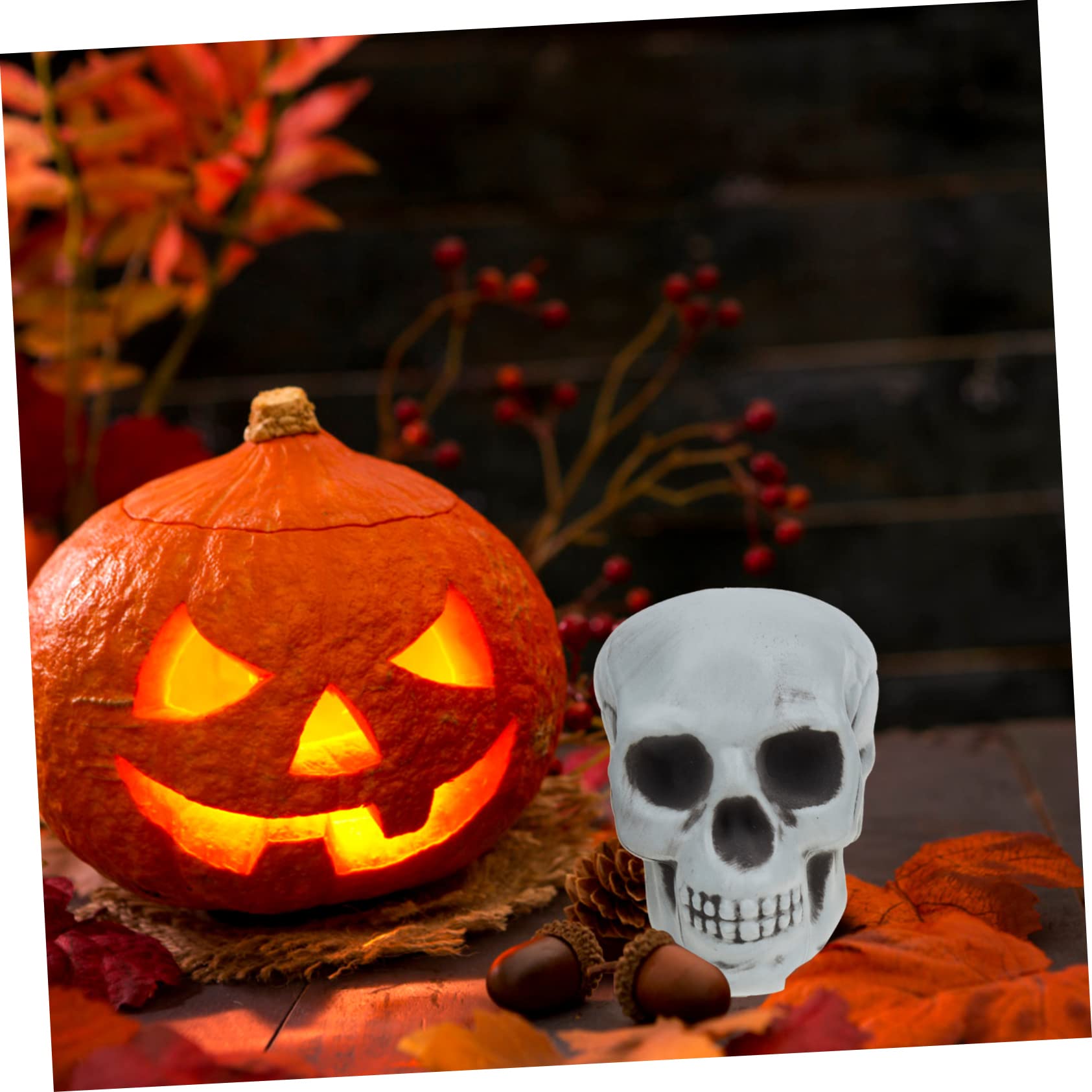 Alipis 32 Piezas De Esqueleto De Halloween Adornos De Calavera Mini Estatuilla Divertida Adorno para El Hogar Calavera para El Hogar Manualidades De Halloween Decoración De Cráneo